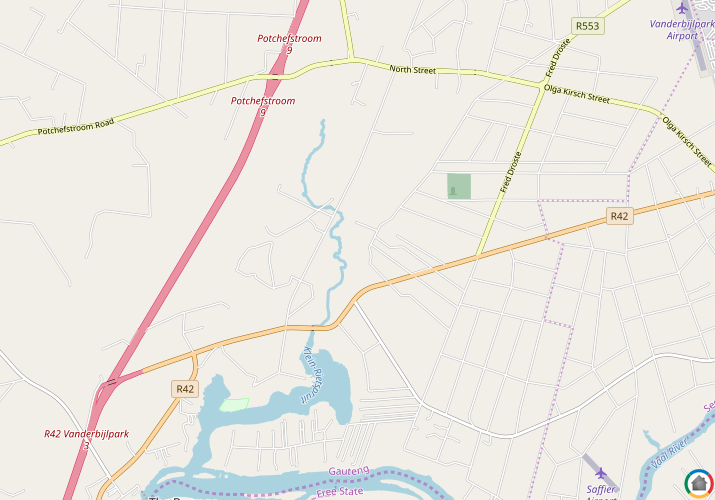 Map location of Bloempark AH